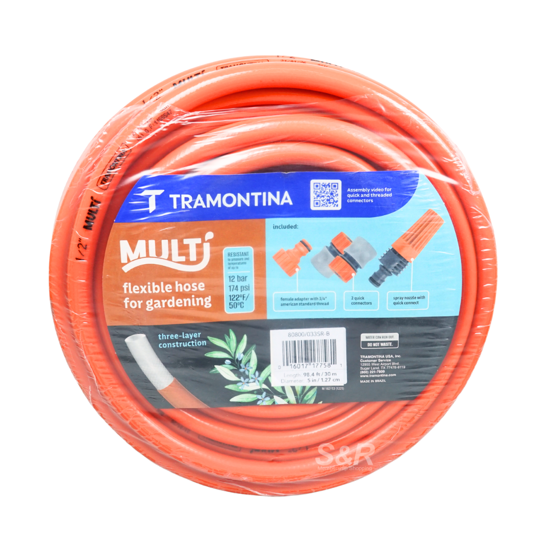 Tramontina Multi Flexible Garden Hose 30 m